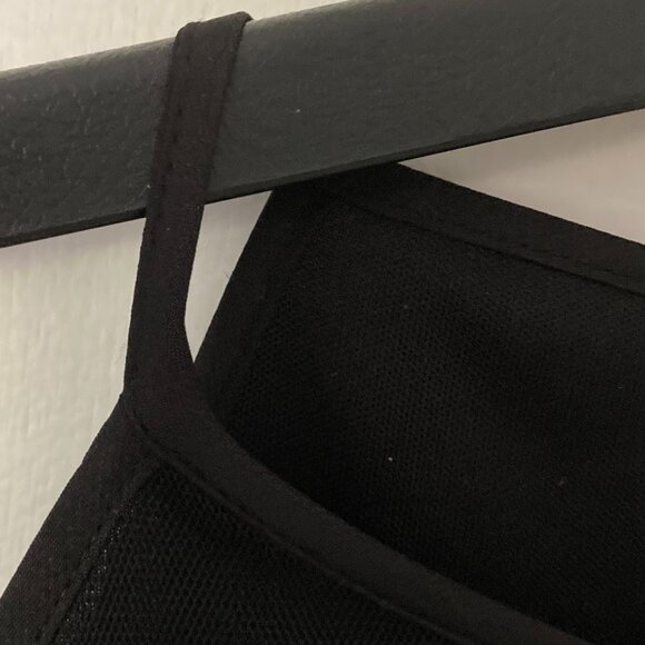 NWOT WHITE HOUSE BLACK MARKET BLACK HALTER DRESS with COLORFUL SEQUIN ACCENTS - Picture 8 of 14